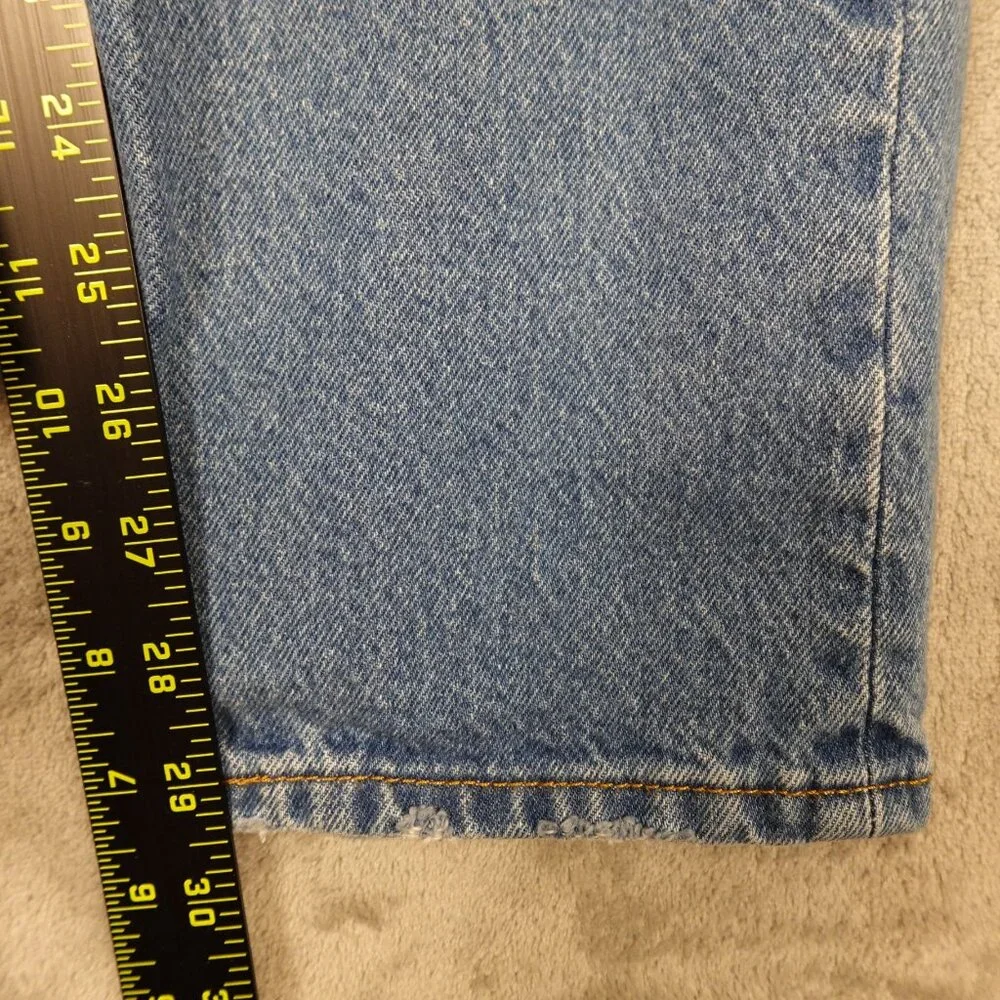 Levi’s 501 Jeans Women’s W25 L30‎ Light Wash Distressed Button Fly Blue